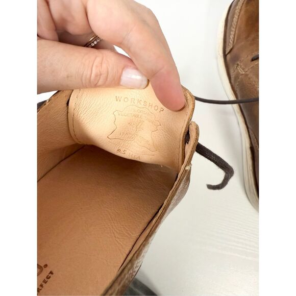 Bed Stu Bedstu Workshop Distressed Leather Men's Oxford Sneaker 9.5 - Picture 8 of 8